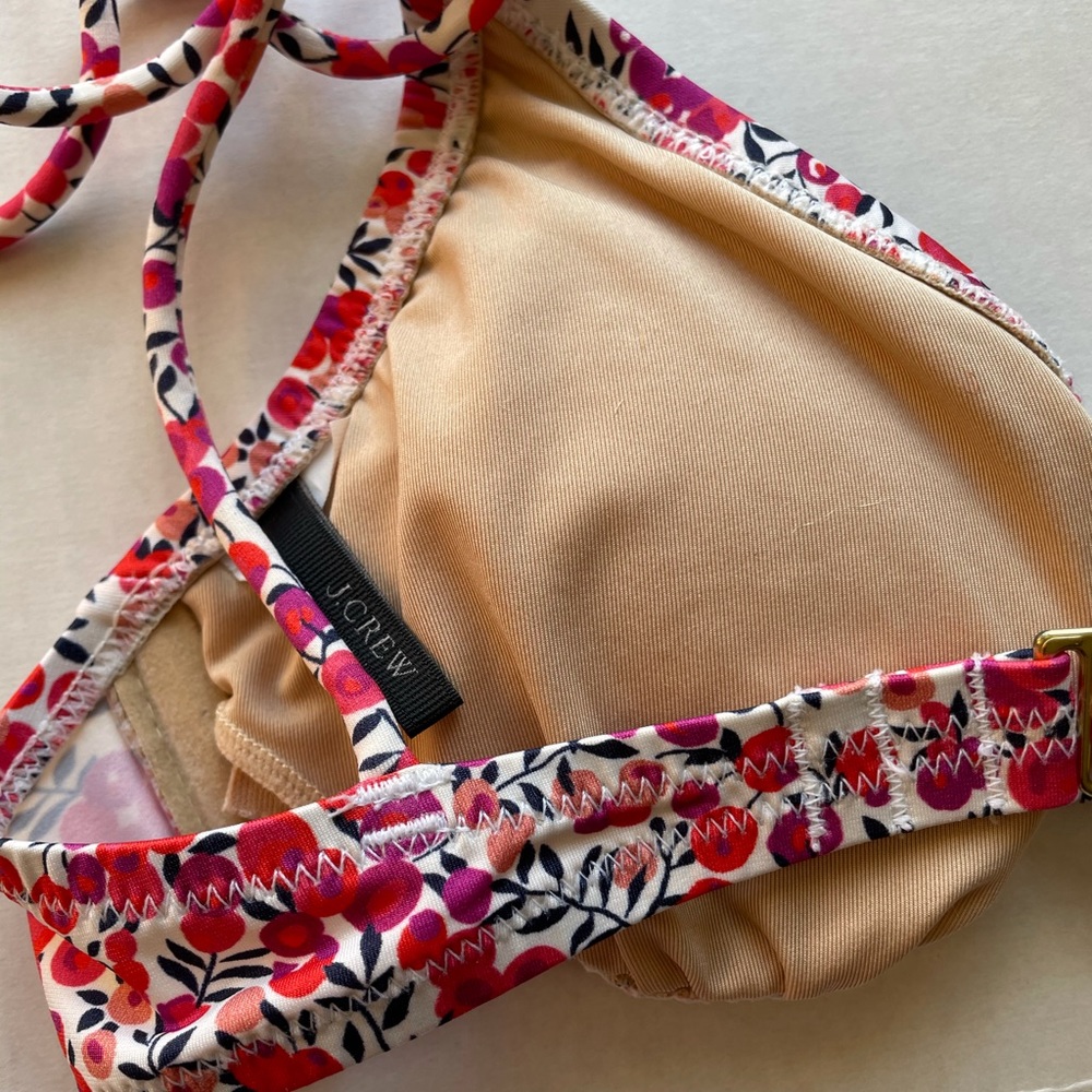 J.Crew Liberty Floral Bikini Swimsuit Set Size XS - Picture 7 of 12